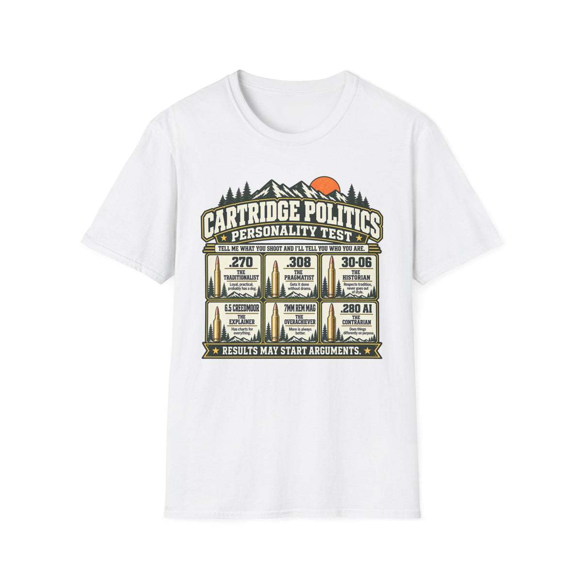 Cartridge Personality Test T-shirt