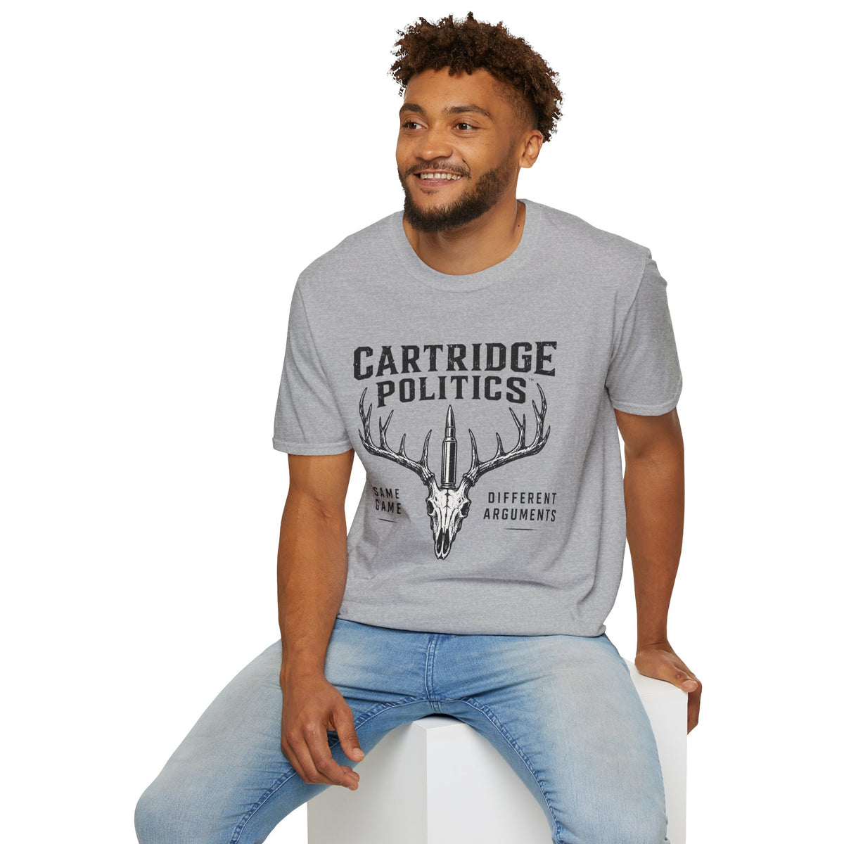 Cartridge Politics Same Game Different Arguments T-shirt