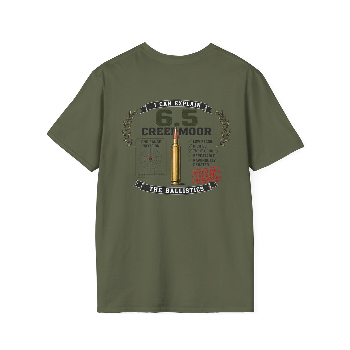 Team 6.5 Creedmoor Detailed T-shirt
