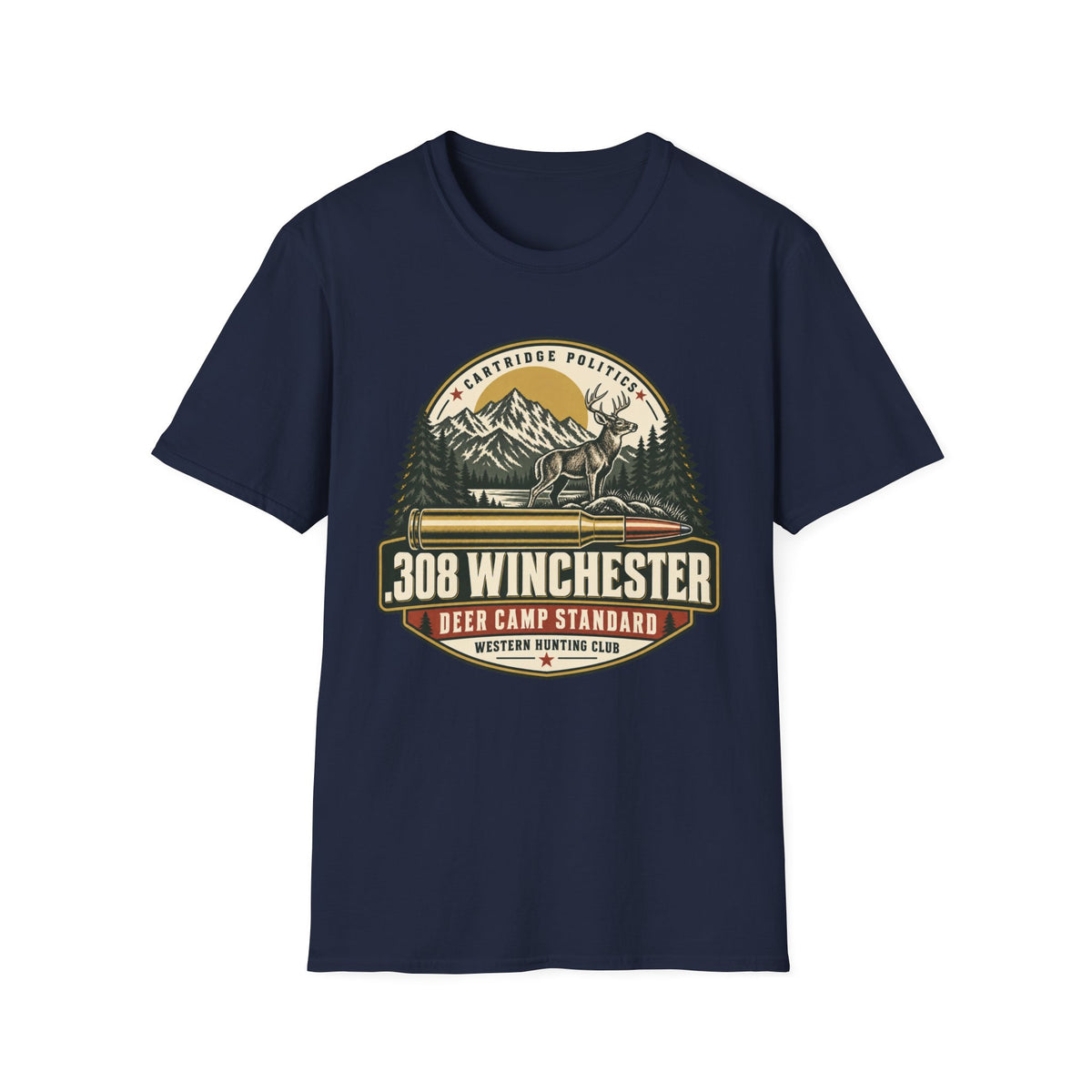 .308 Winchester Shield T-shirt