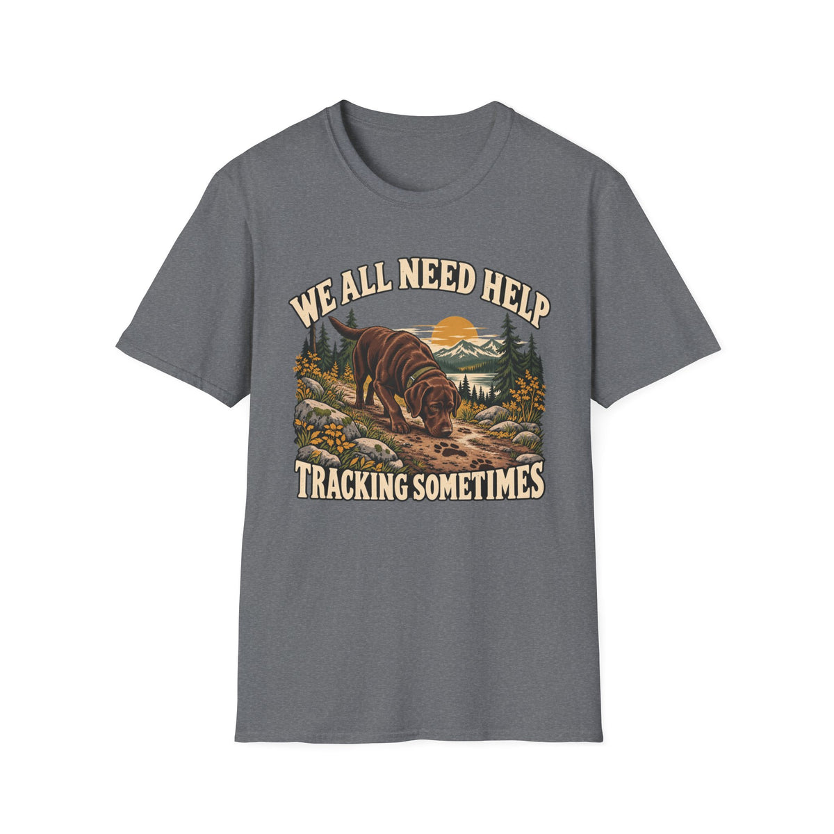 Chocolate Lab Tracking T-shirt