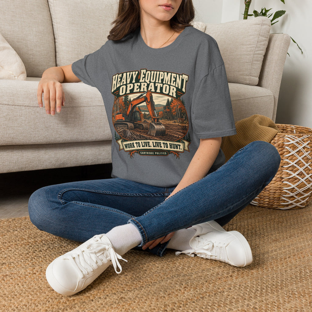 Old School Heavy Equipment Operator T-shirt