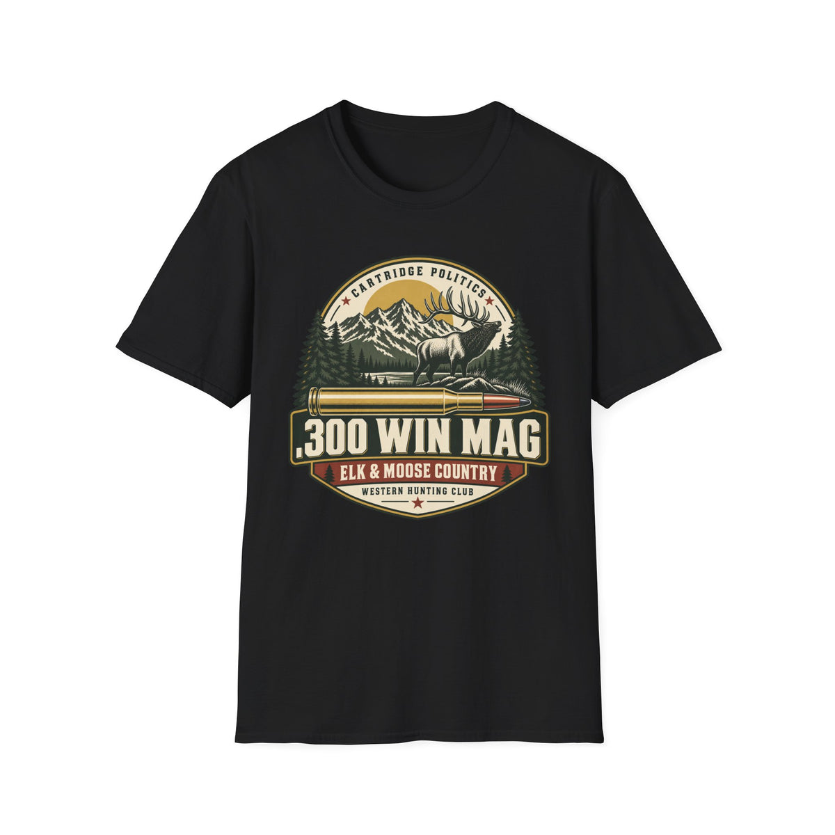 .300 Win Mag Shield T-shirt