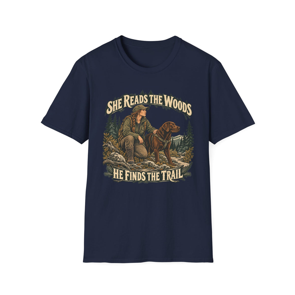 She Reads The Woods T-shirt