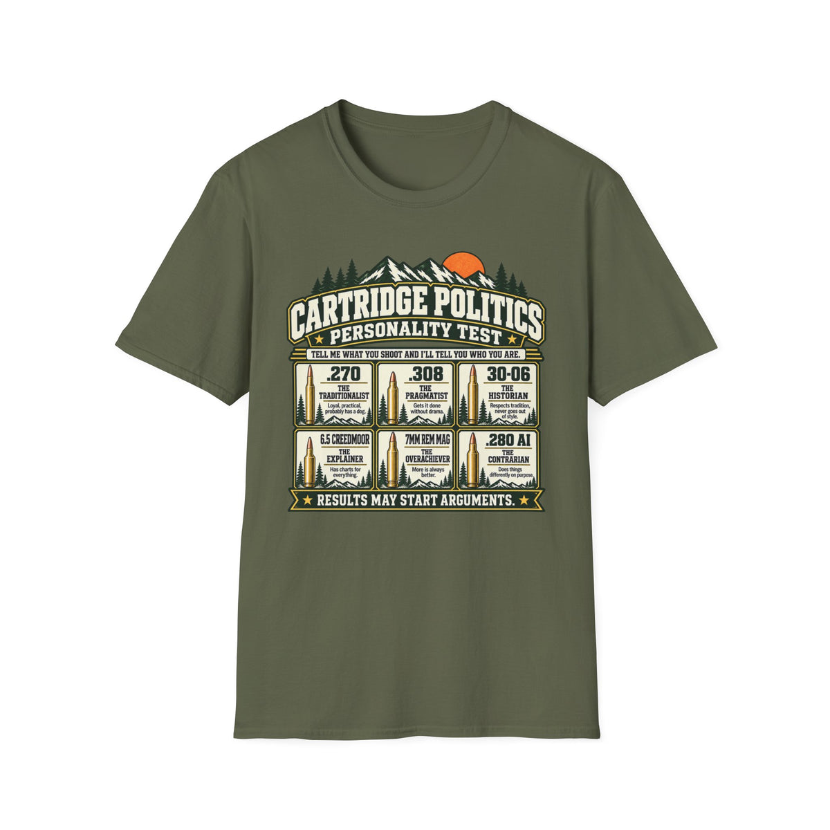 Cartridge Personality Test T-shirt