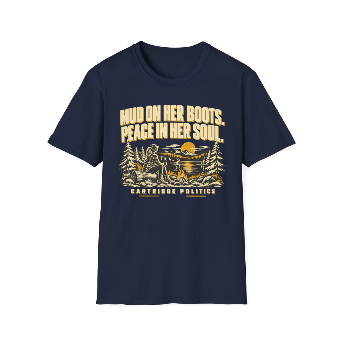 Mud On Her Boots Peace In Her Soul T-shirt