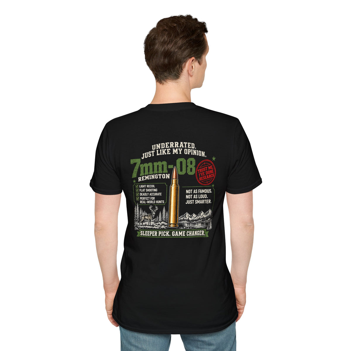 Team 7mm-08 Remington Detailed T-shirt