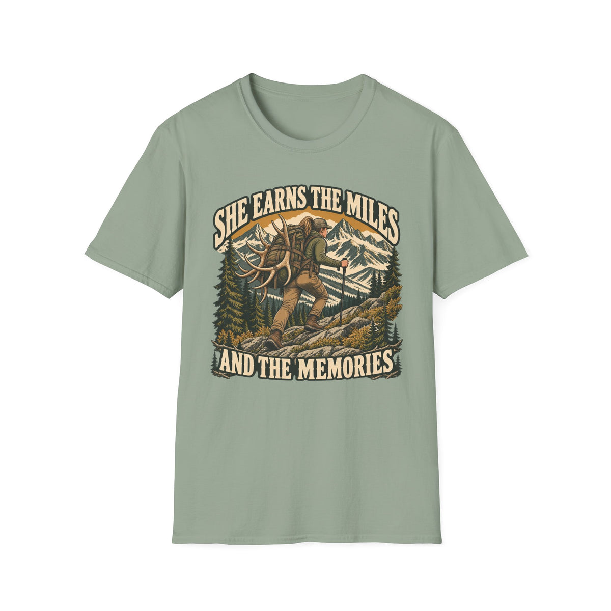 She Earns The Miles T-shirt