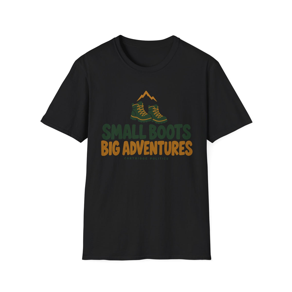 Small Boots Big Adventures T-shirt