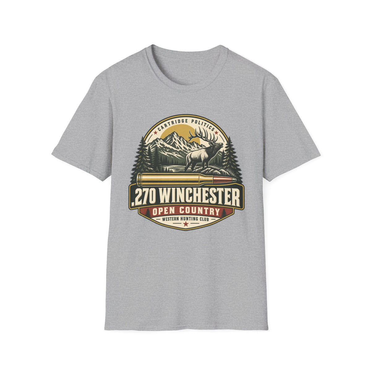 .270 Winchester Shield T-shirt