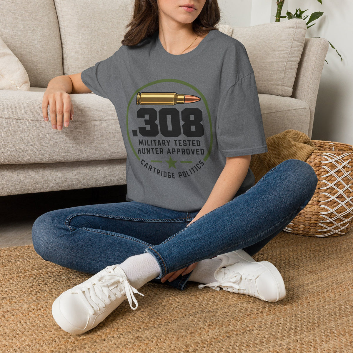 .308 Military Tested Hunter Approved T-shirt