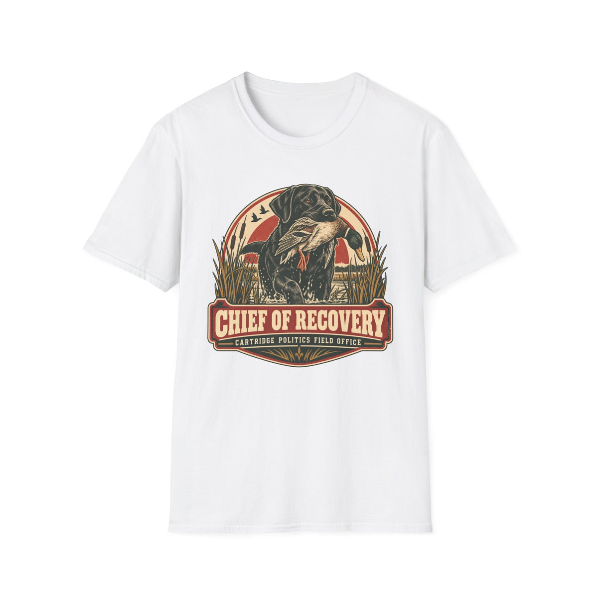 Black Lab Chief of Recovery T-shirt