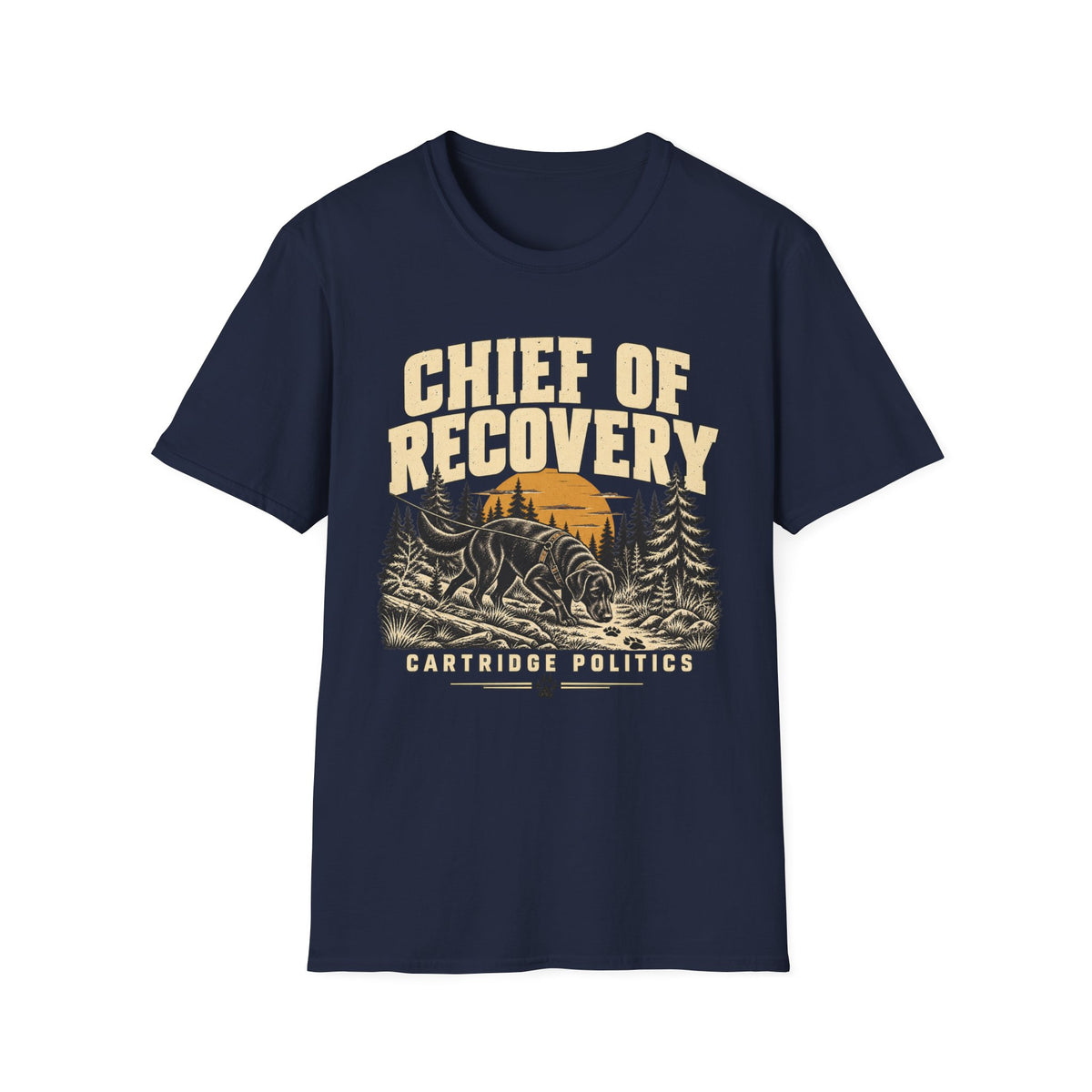Black Lab Chief of Recovery T-shirt