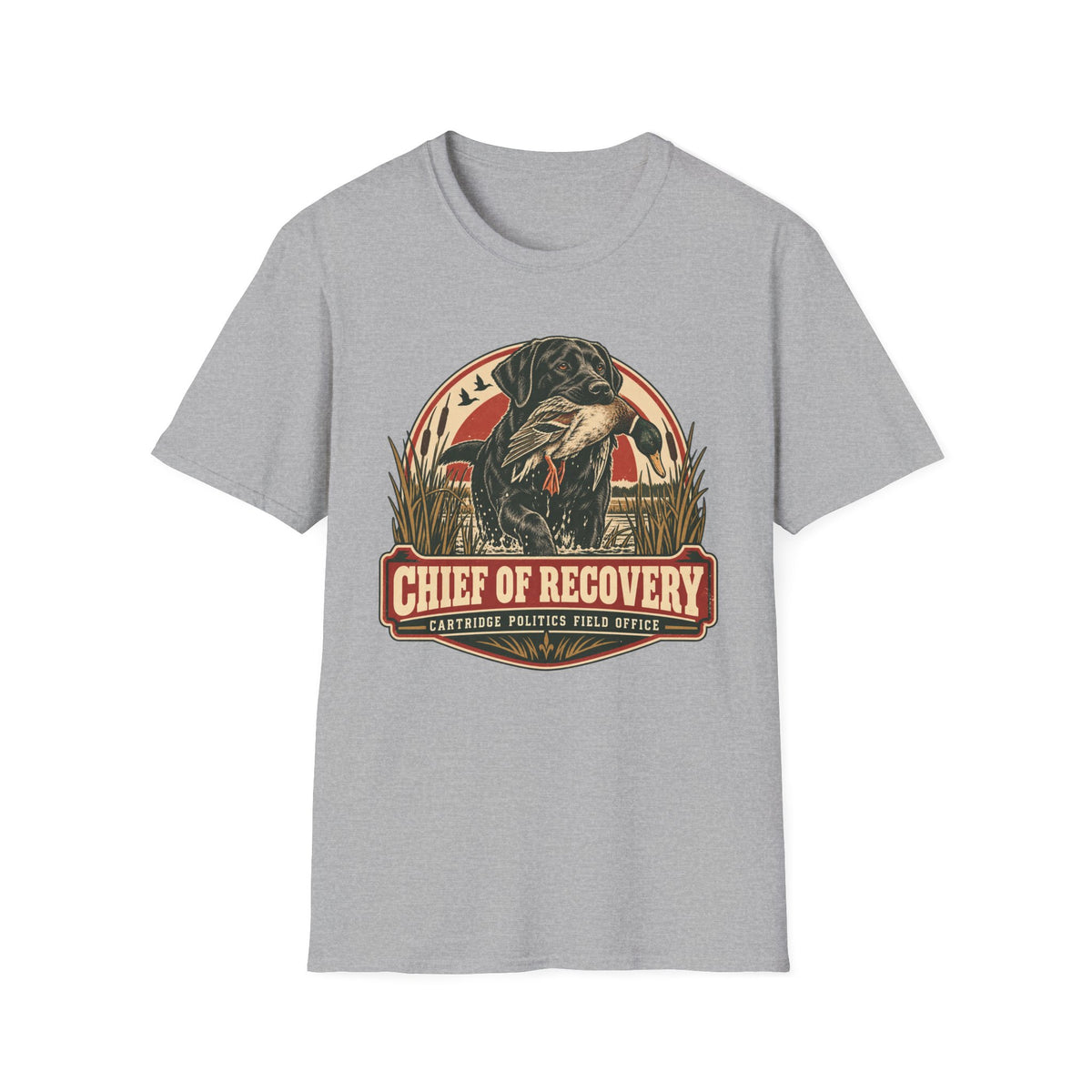 Black Lab Chief of Recovery T-shirt