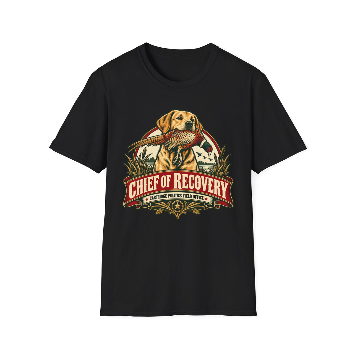 Yellow Lab Chief of Recovery T-shirt