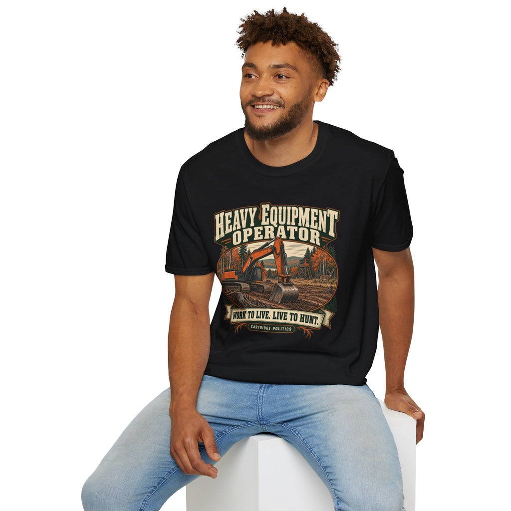 Old School Heavy Equipment Operator T-shirt