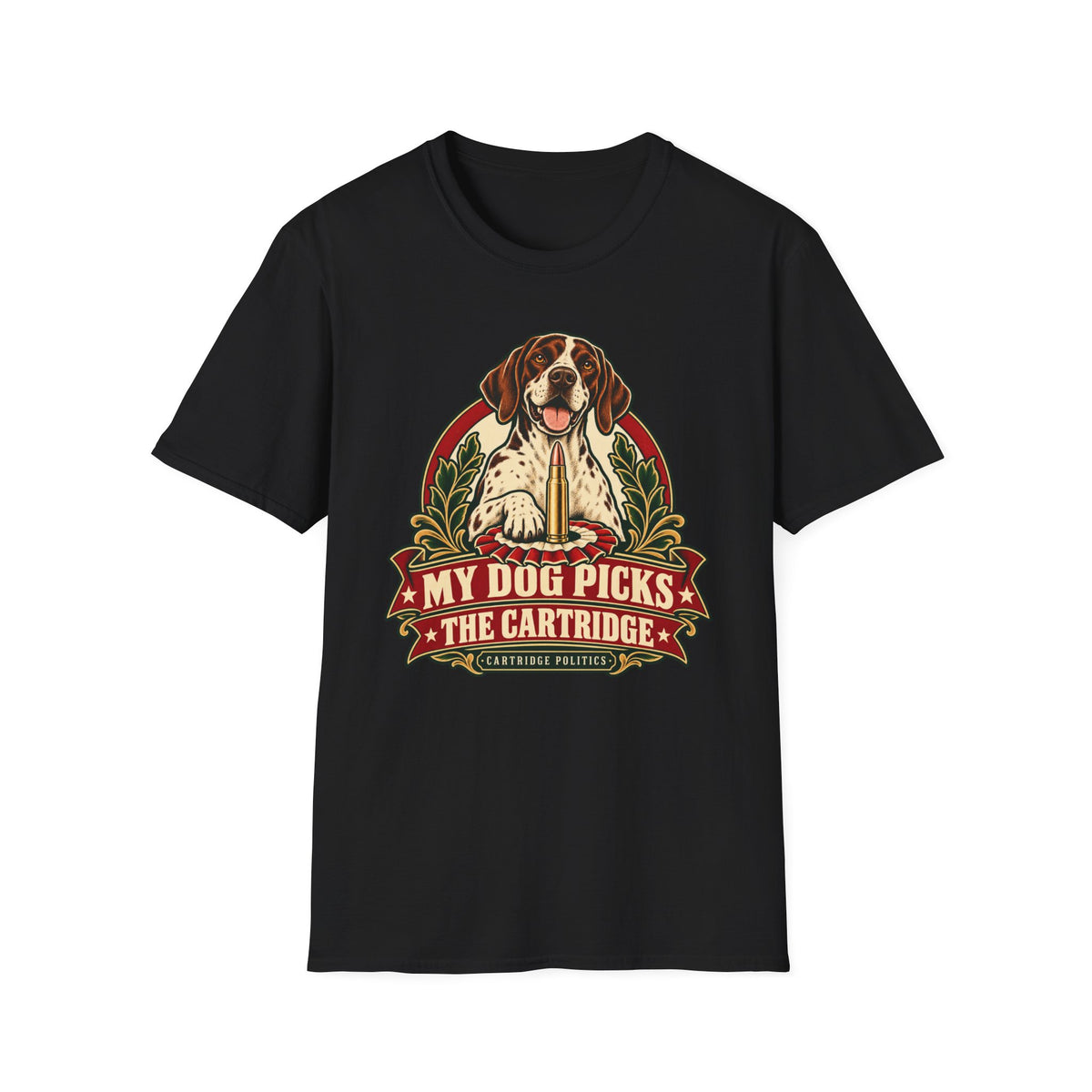 Bird Dog Picks the Cartridge T-shirt