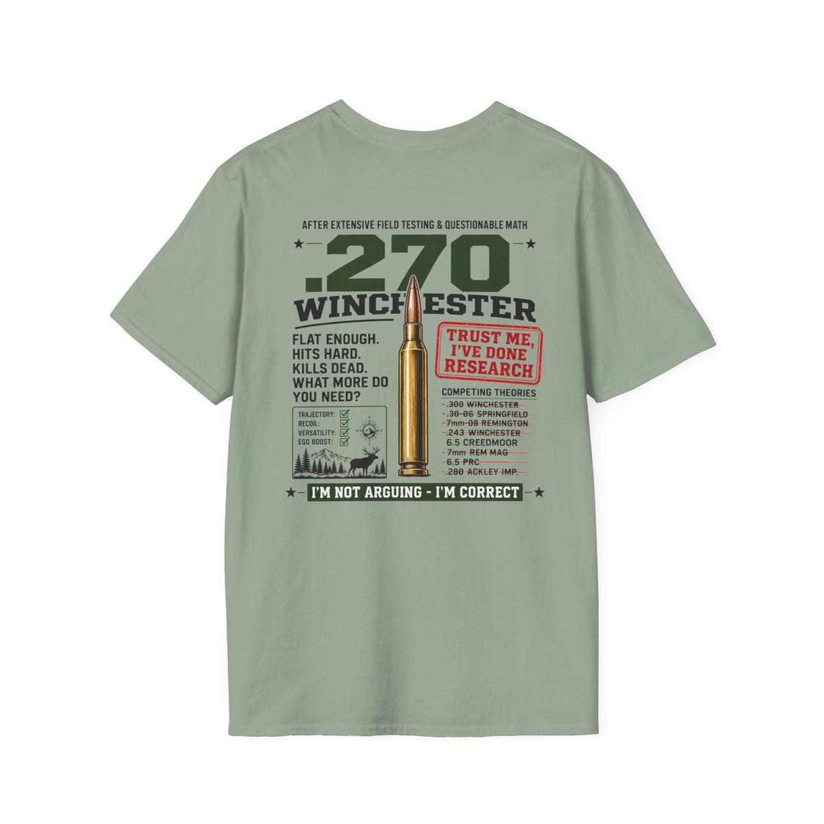 Team .270 Winchester Detailed T-Shirt