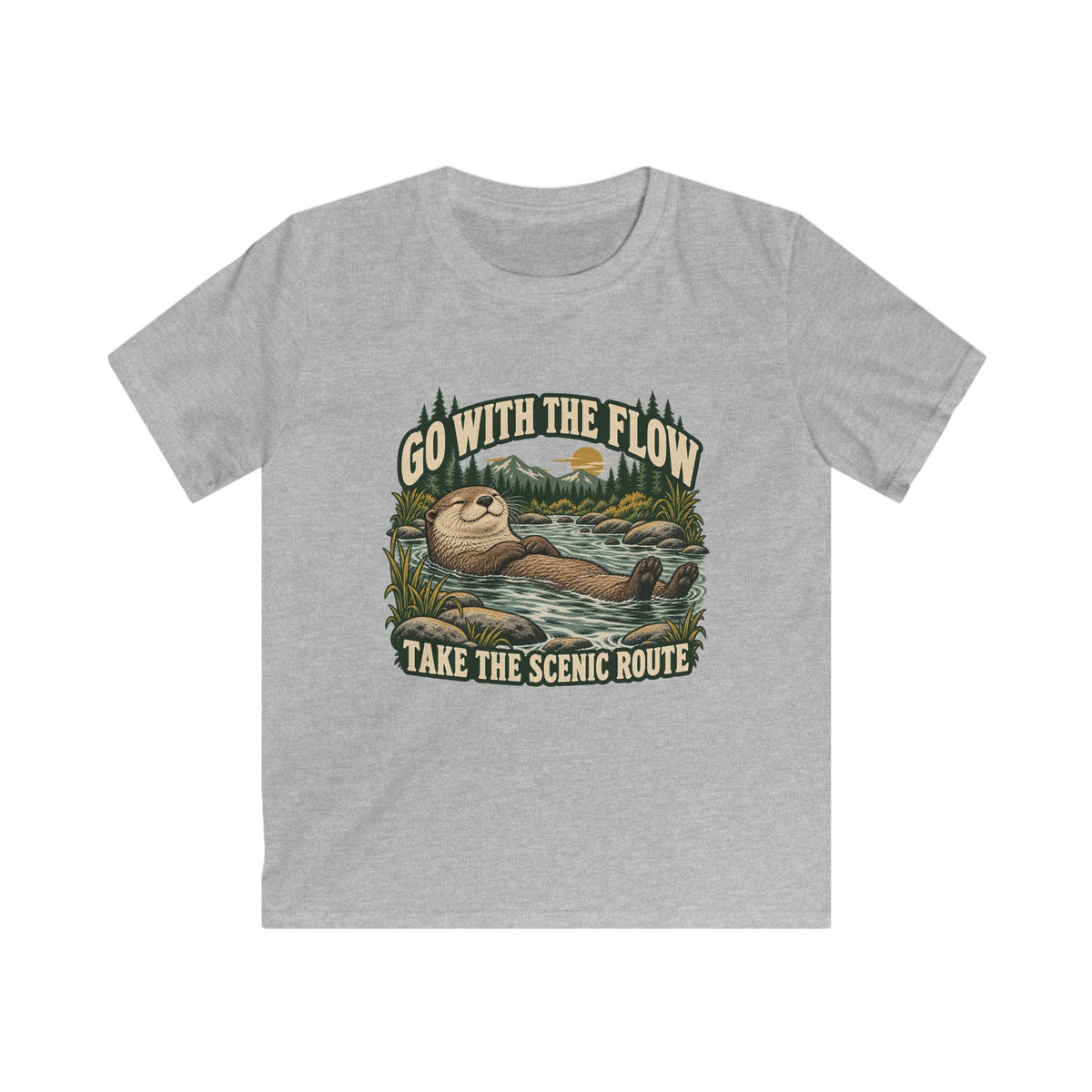 Kids Go With The Flow Otter T-shirt