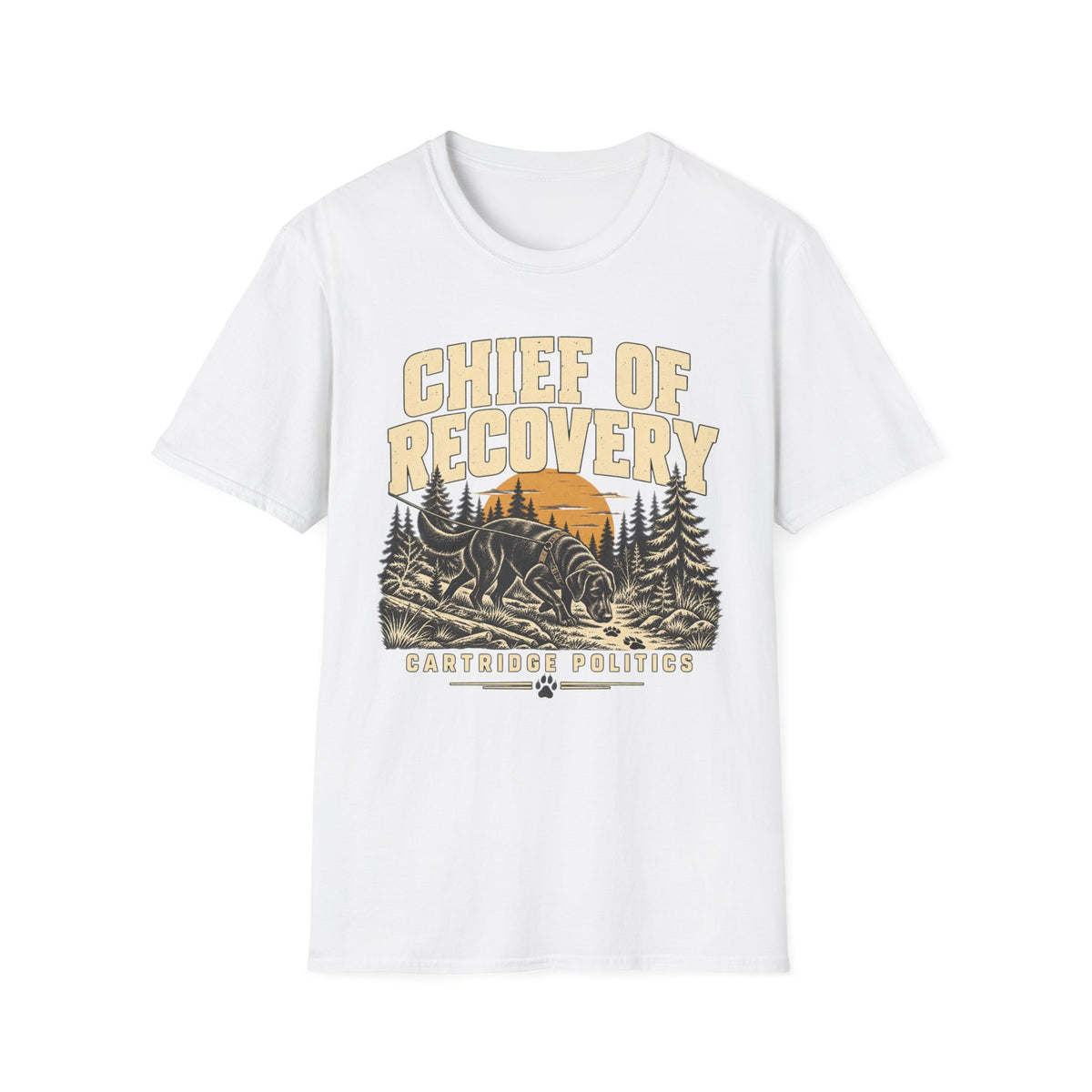 Black Lab Chief of Recovery T-shirt