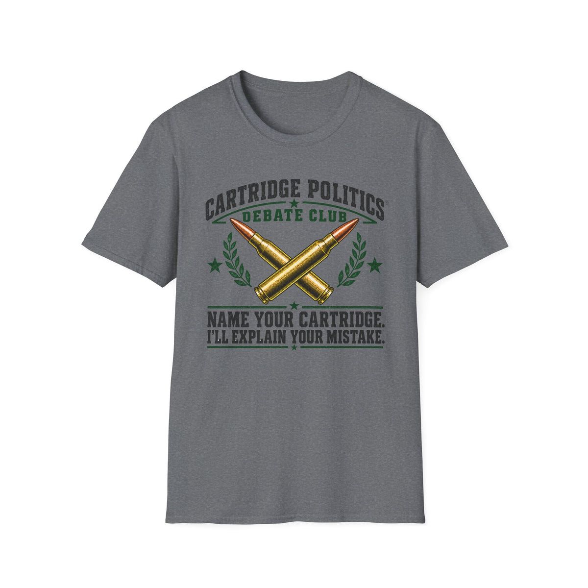 Cartridge Politics Debate Club T-shirt