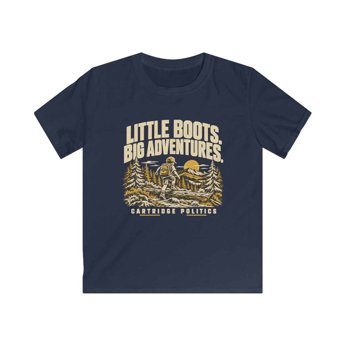 Kids Little Boots Big Adventures T-shirt