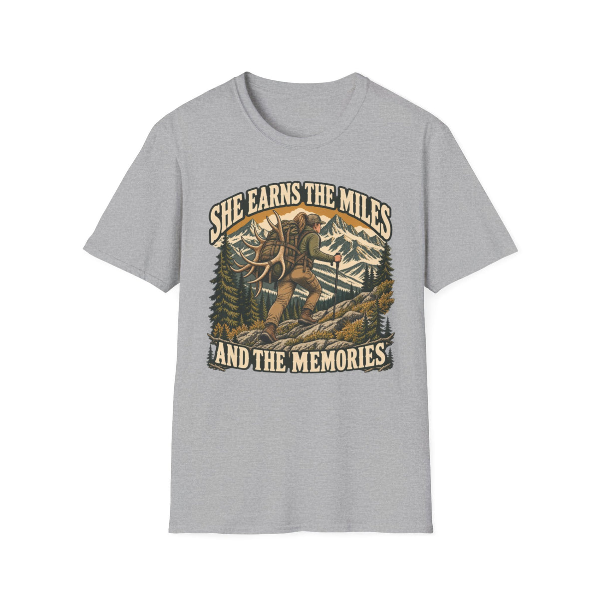 She Earns The Miles T-shirt