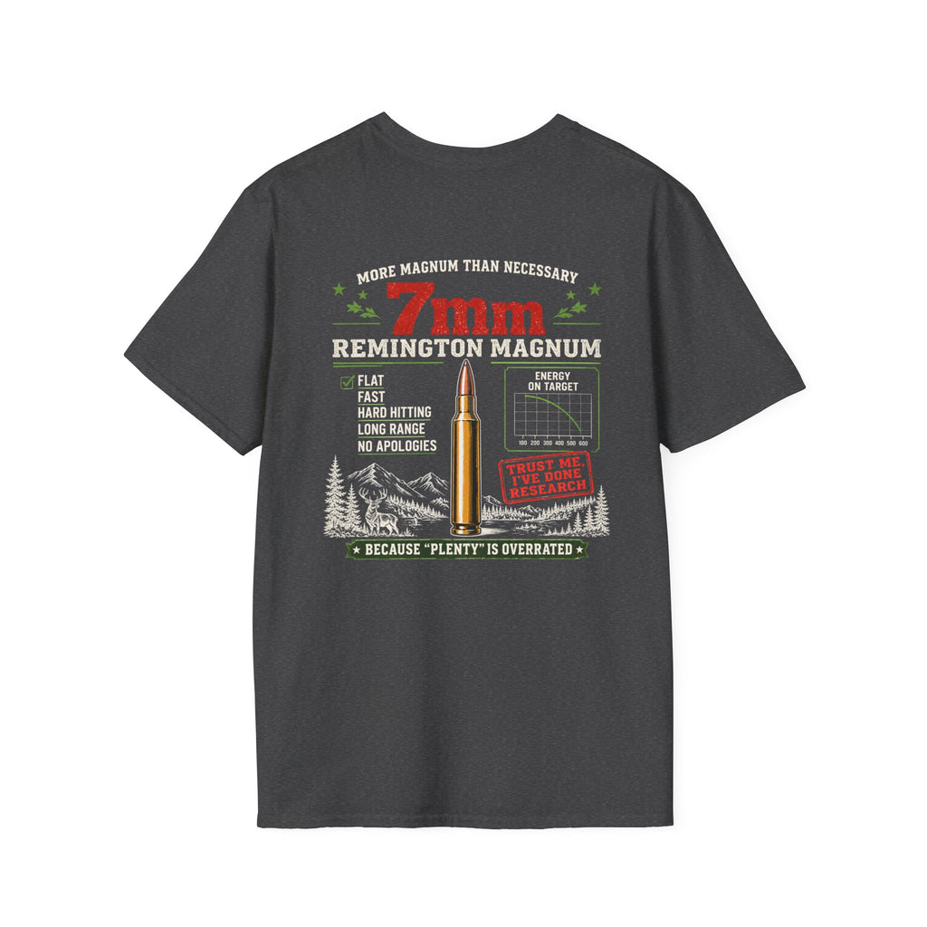 Team 7mm Remington Magnum Detailed T-shirt