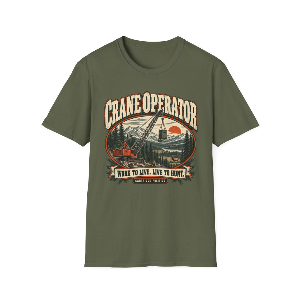 Old School Crane Operator T-shirt