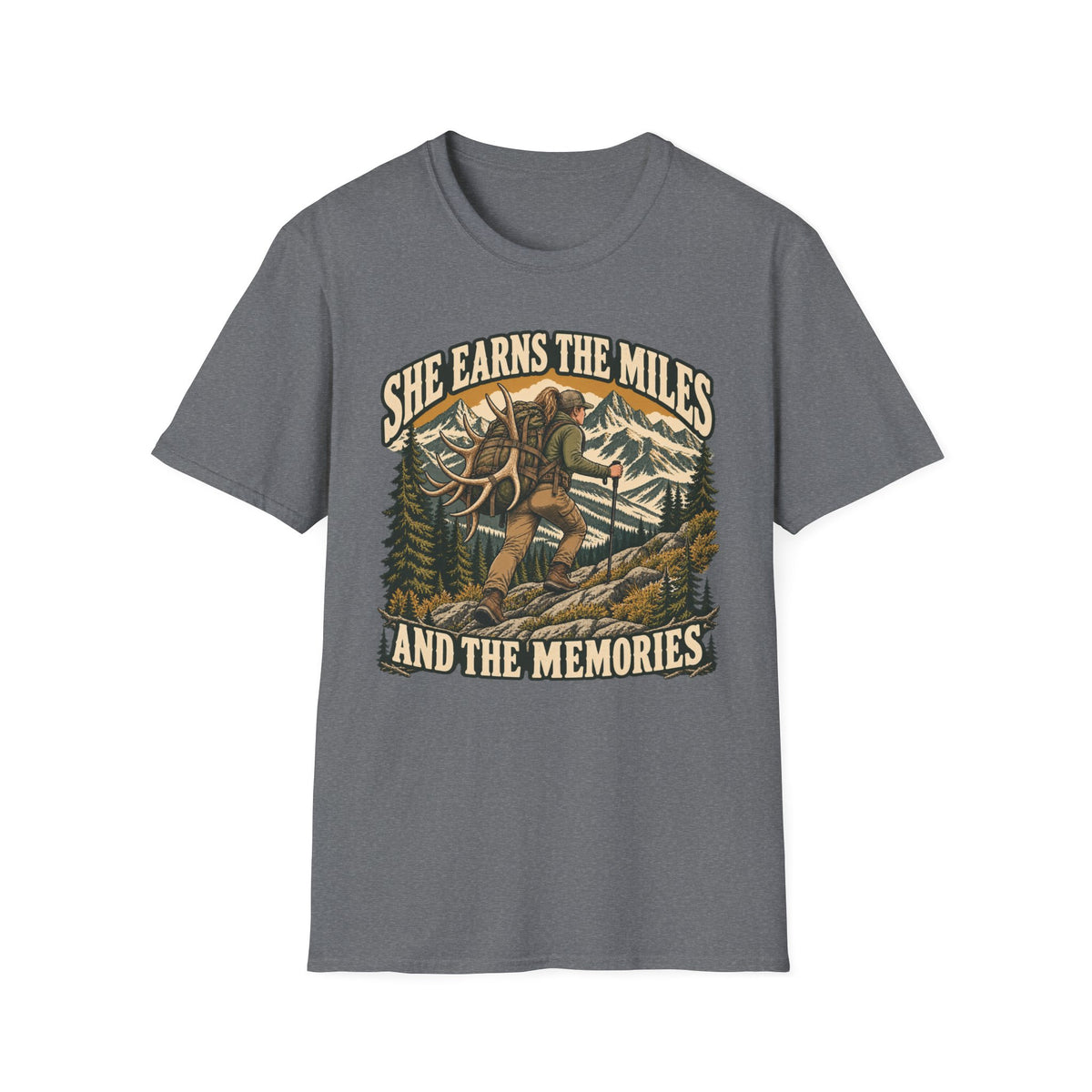 She Earns The Miles T-shirt