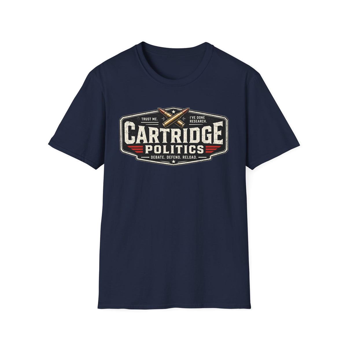 Cartridge Politics Shield T-shirt