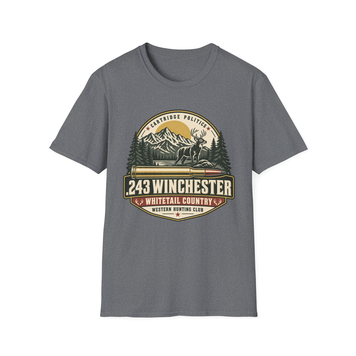 .243 Winchester Shield T-shirt