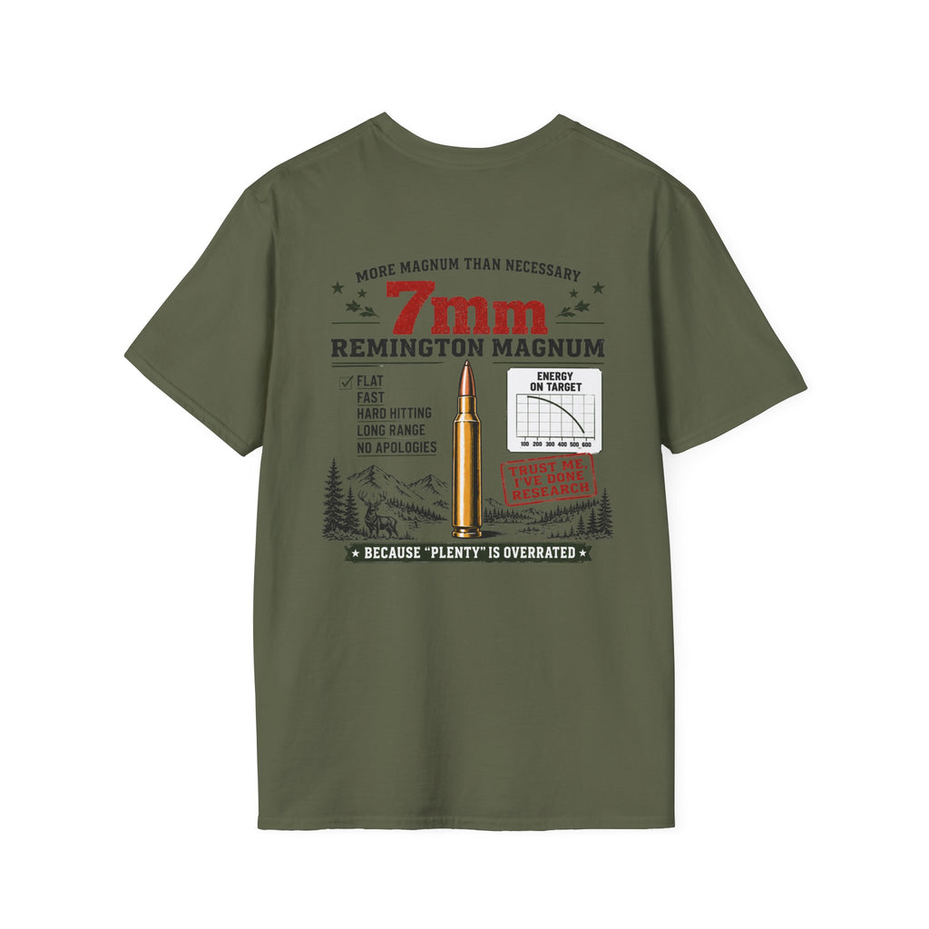 Team 7mm Remington Magnum Detailed T-shirt