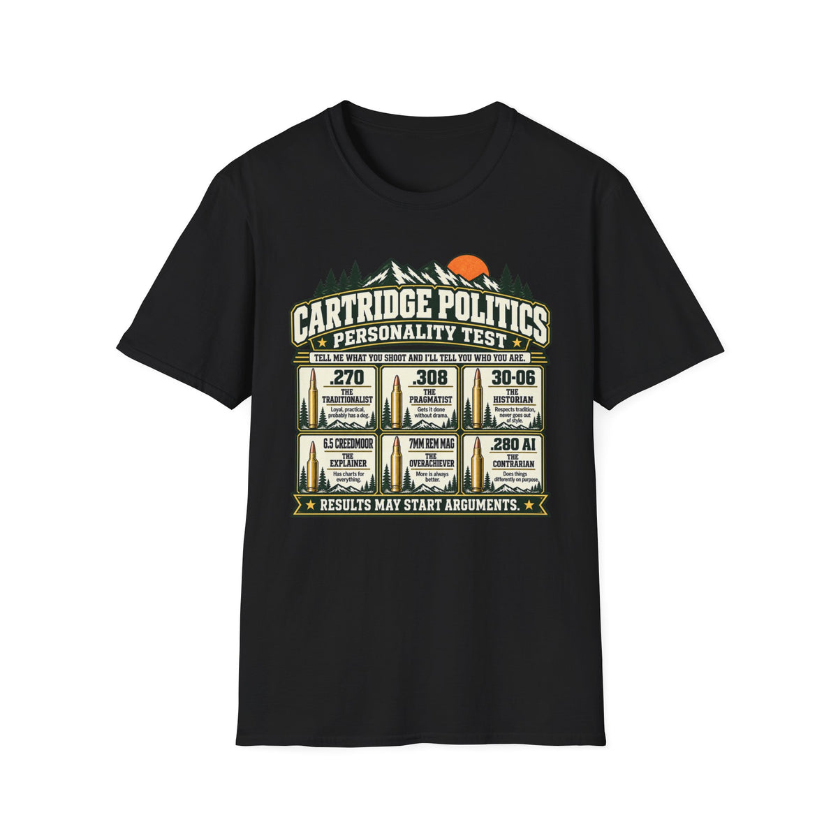 Cartridge Personality Test T-shirt