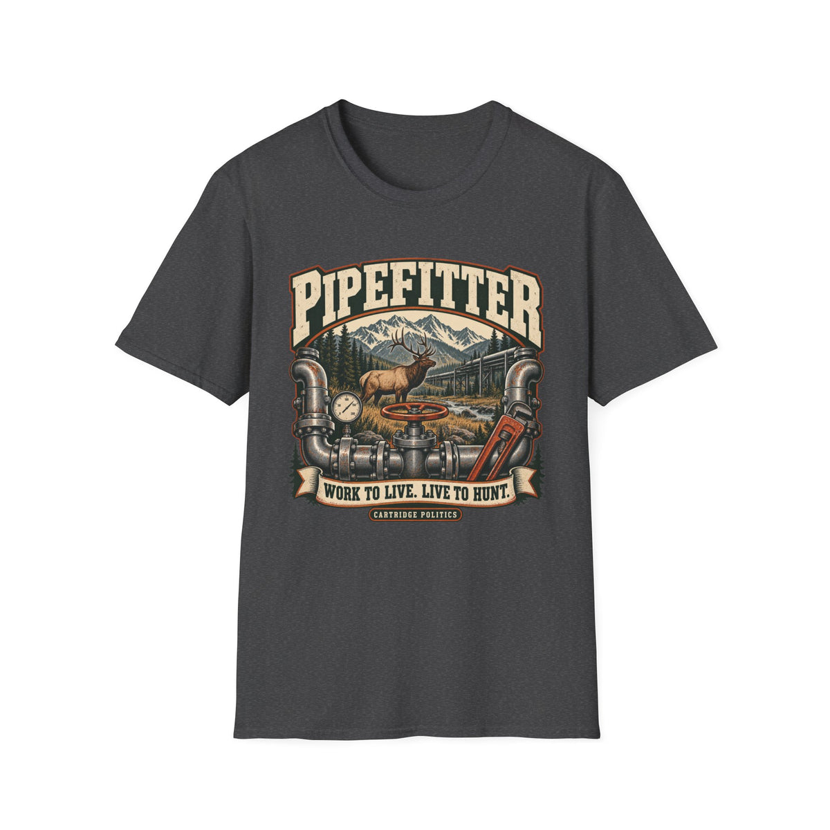 Old School Pipefitter T-shirt