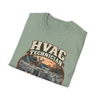 Old School HVAC Technician T-shirt