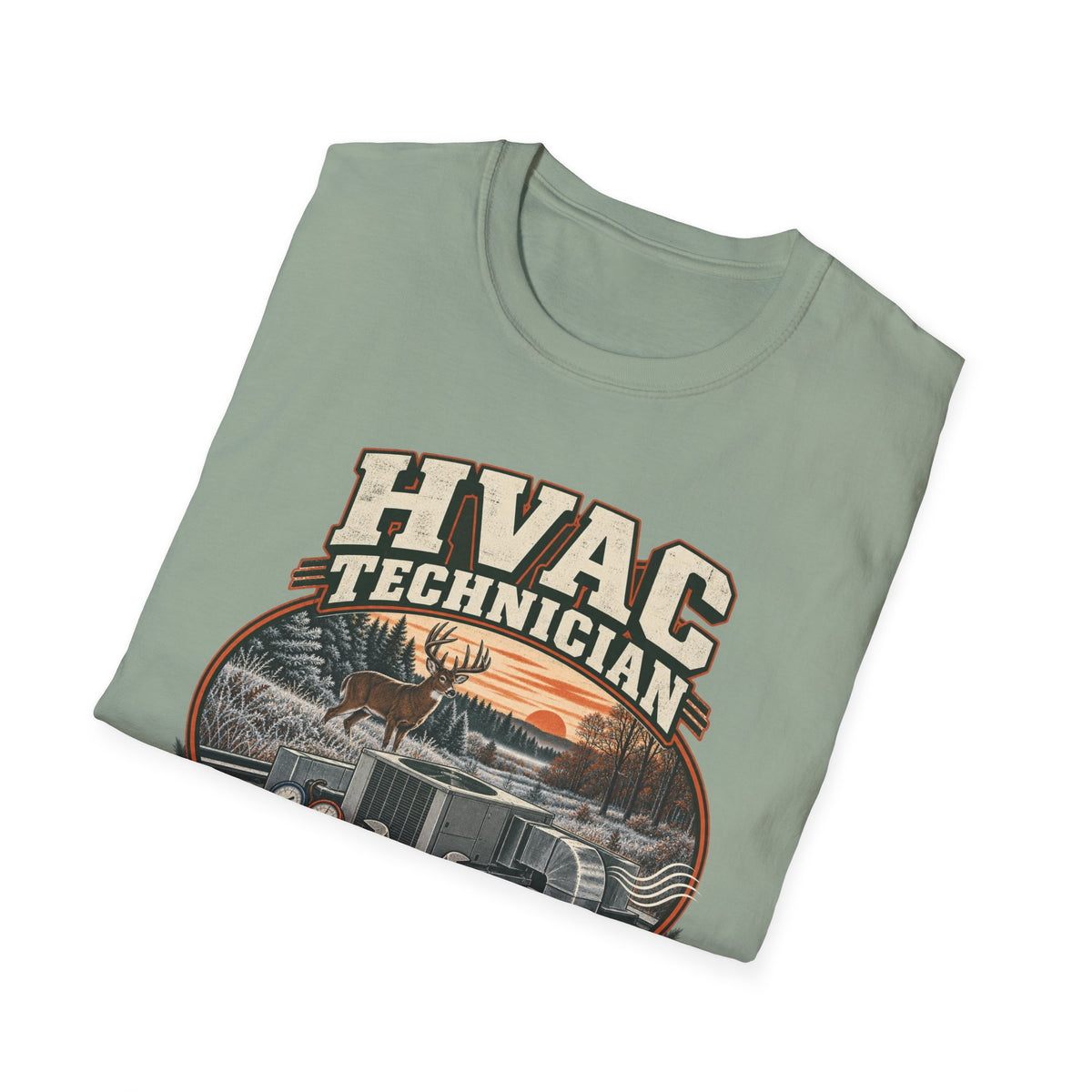 Old School HVAC Technician T-shirt