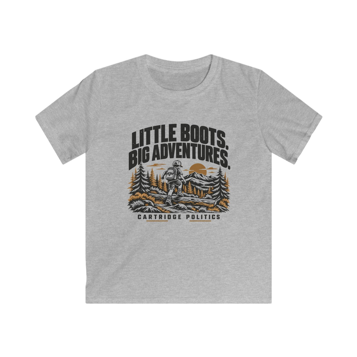 Kids Little Boots Big Adventures T-shirt