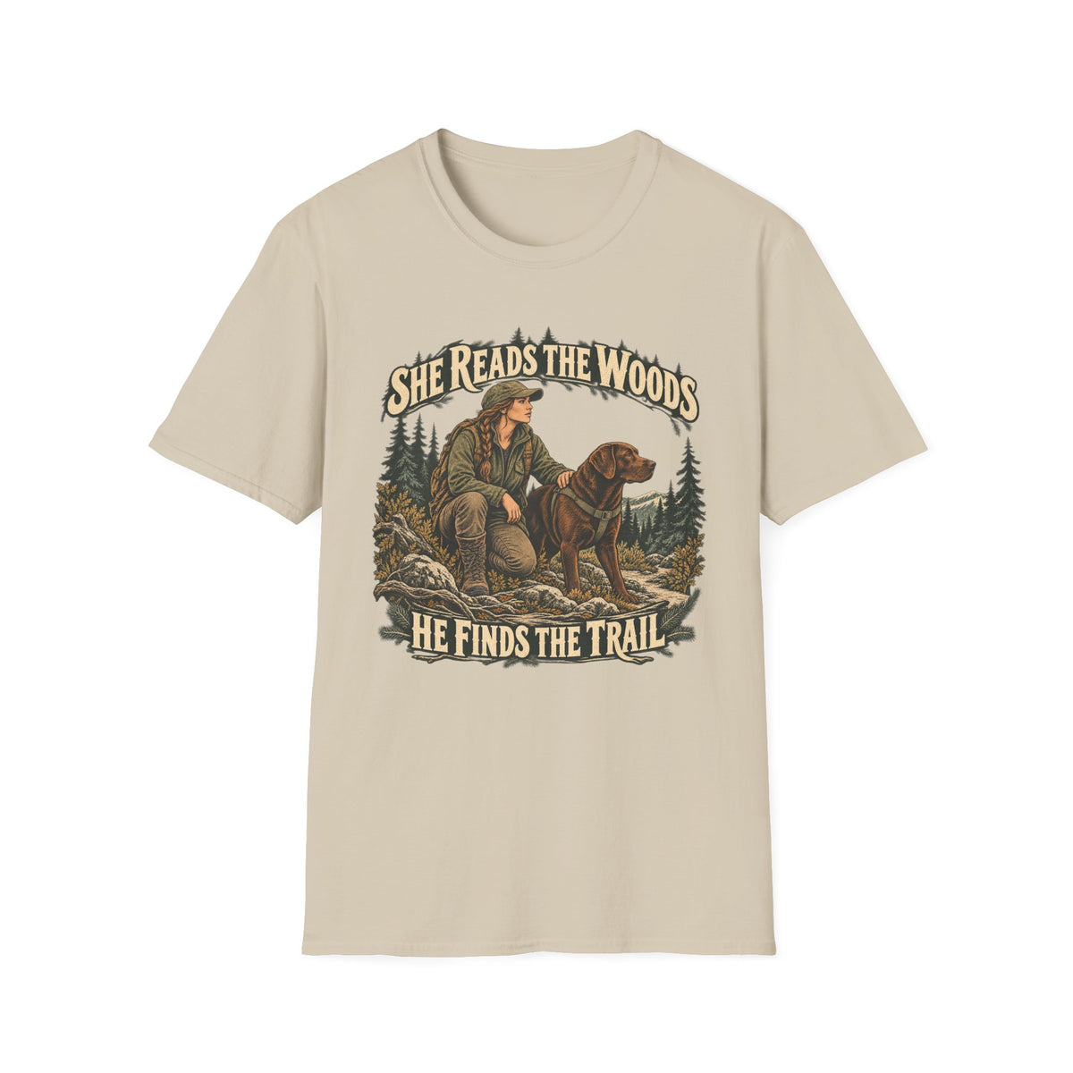 She Reads The Woods T-shirt