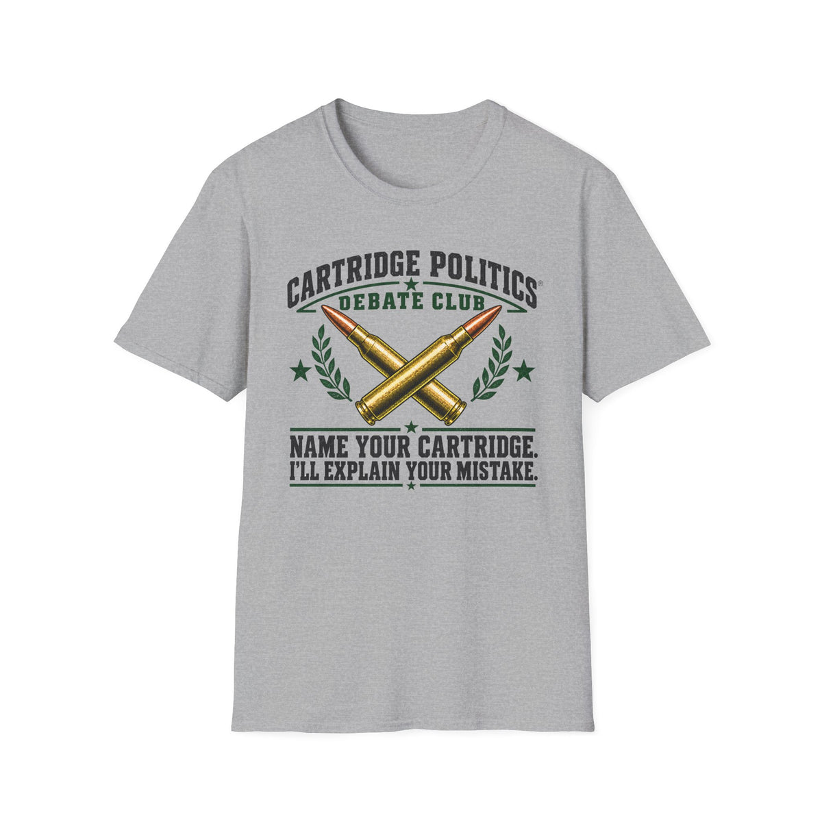 Cartridge Politics Debate Club T-shirt