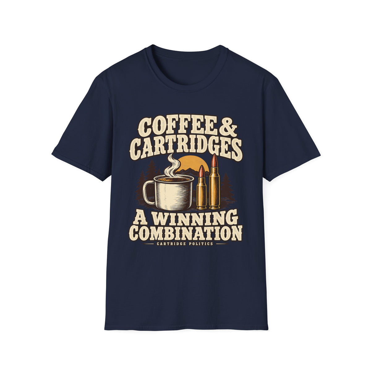 Coffee & Cartridges A Winning Combination T-shirt