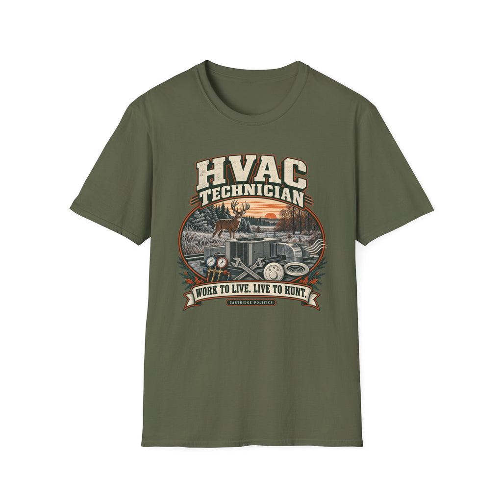 Old School HVAC Technician T-shirt