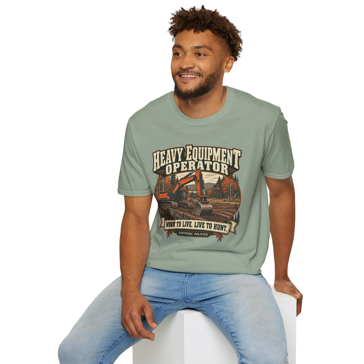 Old School Heavy Equipment Operator T-shirt