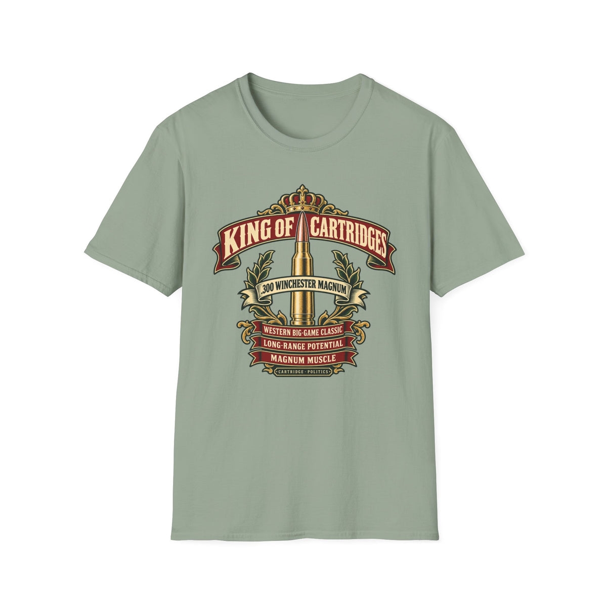 King of Cartridges .300 Win Mag T-shirt