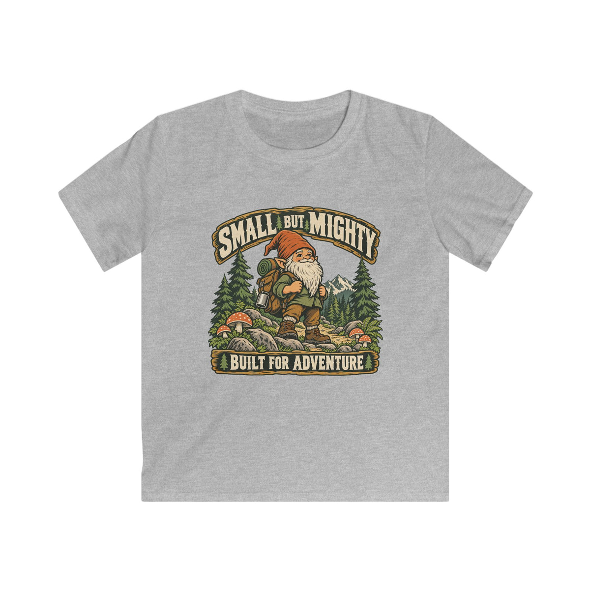 Kids Small But Mighty Gnome T-shirt
