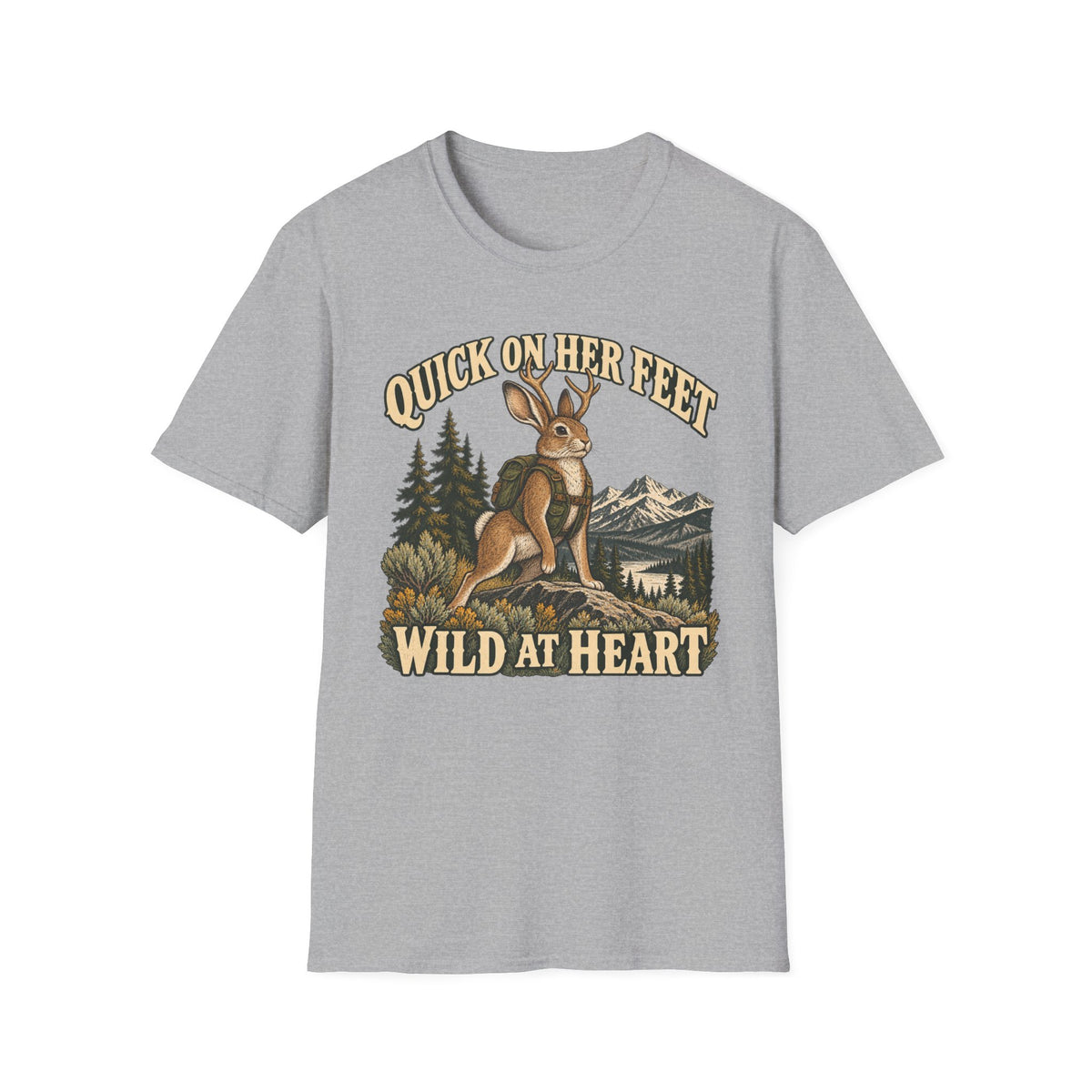Jackalope Quick on Her Feet T-shirt