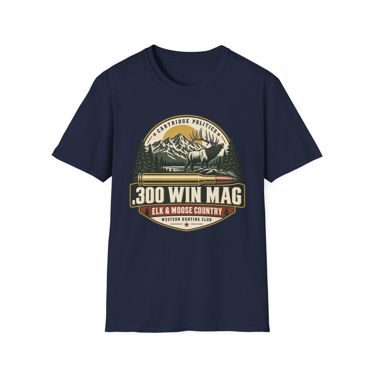 .300 Win Mag Shield T-shirt
