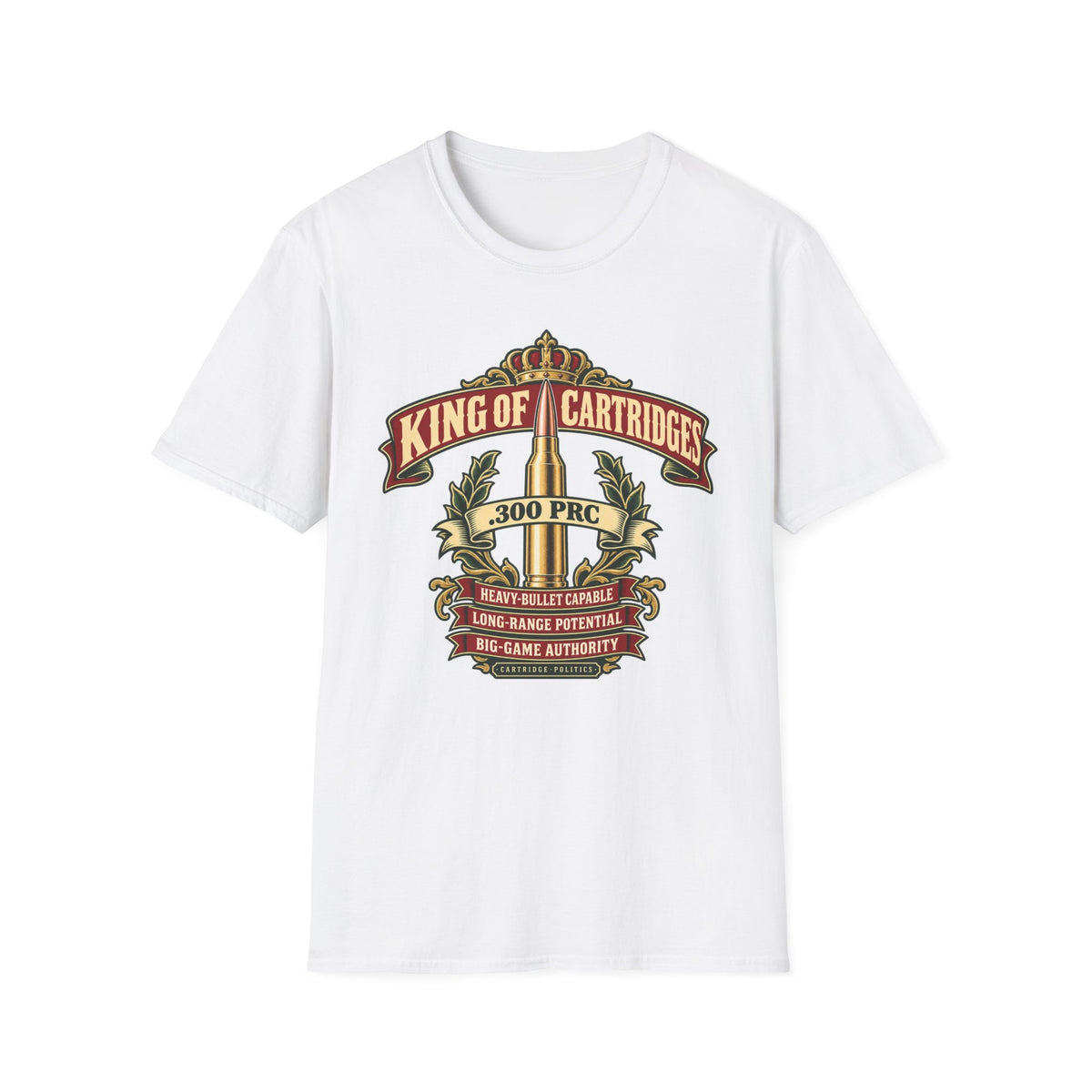 King of Cartridges .300 PRC T-shirt