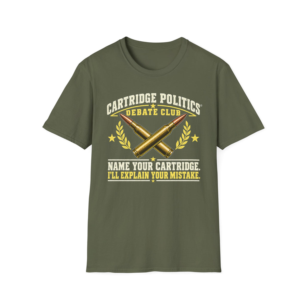 Cartridge Politics Debate Club T-shirt