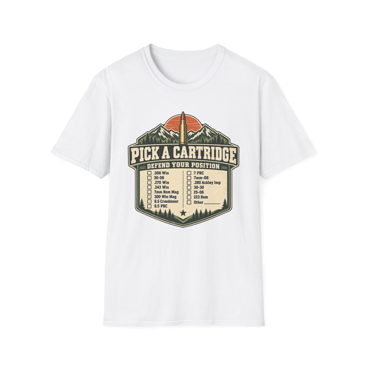 Pick your Cartridge Checkbox T-shirt